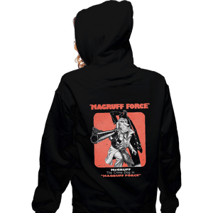 Shirts Zippered Hoodies, Unisex / Small / Black Magruff Force