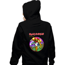 Load image into Gallery viewer, Daily_Deal_Shirts Zippered Hoodies, Unisex / Small / Black Iron Samus
