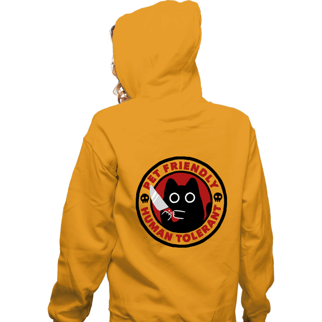 Daily_Deal_Shirts Zippered Hoodies, Unisex / Small / White Pet Friendly Human Tolerant