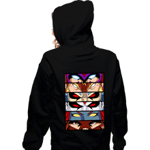 Load image into Gallery viewer, Shirts Zippered Hoodies, Unisex / Small / Black Evil Mutant Eyes

