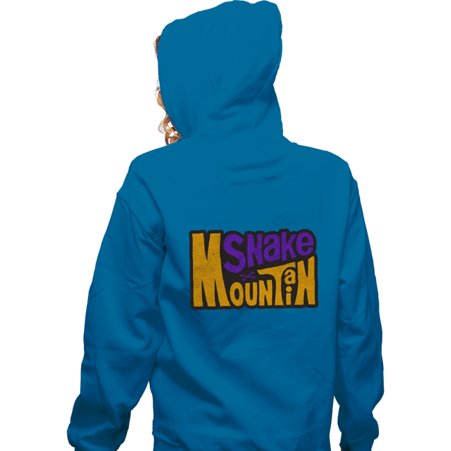 Daily_Deal_Shirts Zippered Hoodies, Unisex / Small / Royal Blue Snake Mountain