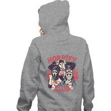 Load image into Gallery viewer, Daily_Deal_Shirts Zippered Hoodies, Unisex / Small / Sports Grey Horrify Club
