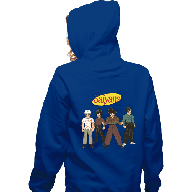 Secret_Shirts Zippered Hoodies, Unisex / Small / Royal Blue Saiyanfeld