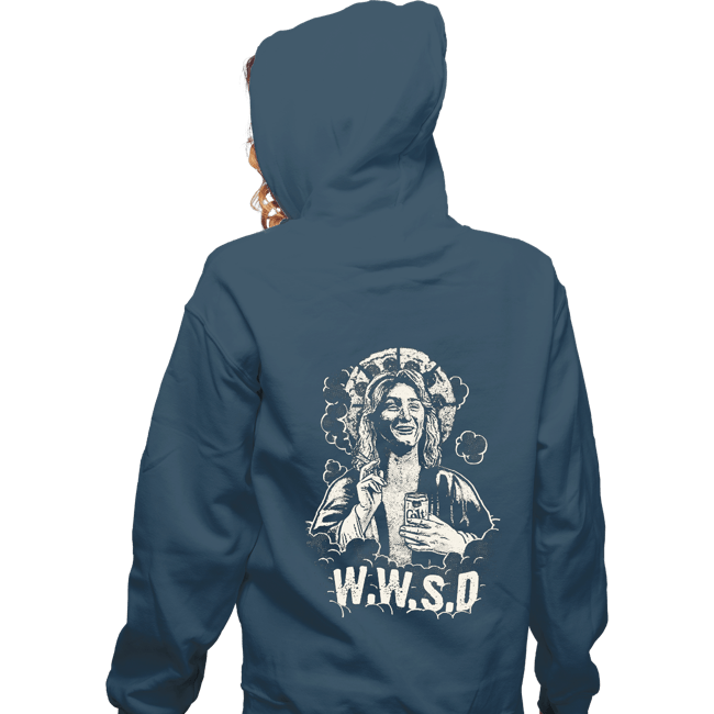 Secret_Shirts Zippered Hoodies, Unisex / Small / Indigo Blue W.W.S.D.