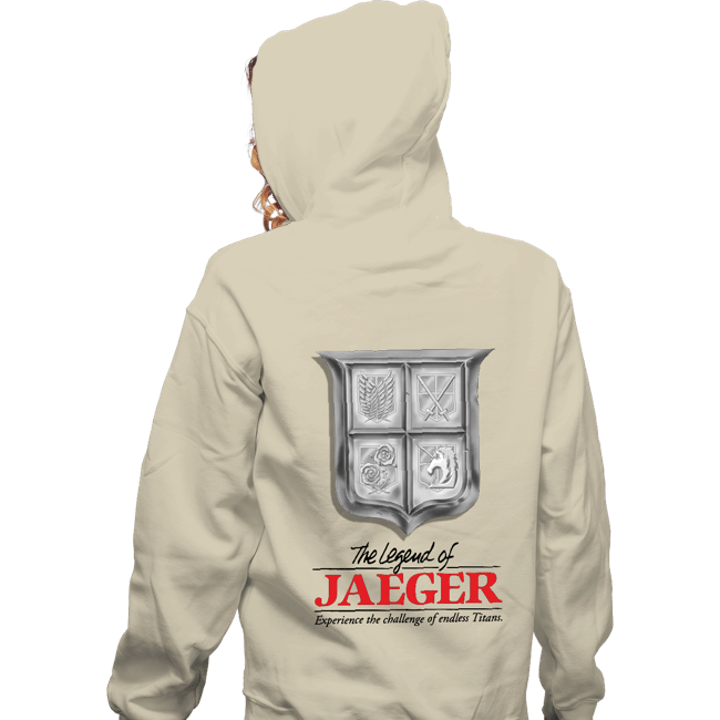 Shirts Zippered Hoodies, Unisex / Small / White The Legend Of Jaeger