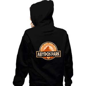 Daily_Deal_Shirts Zippered Hoodies, Unisex / Small / Black Abydos Park