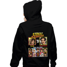 Load image into Gallery viewer, Secret_Shirts Zippered Hoodies, Unisex / Small / Black Street Frasier
