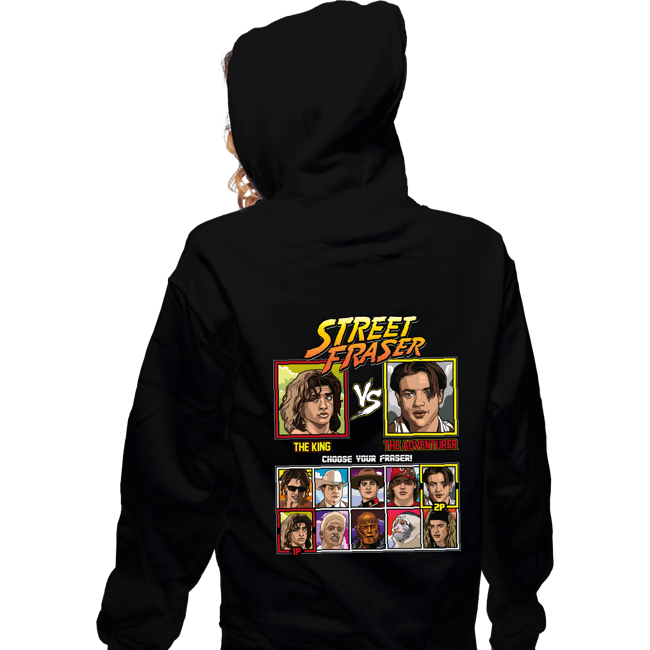 Secret_Shirts Zippered Hoodies, Unisex / Small / Black Street Frasier