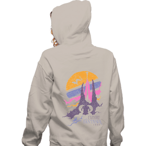 Shirts Zippered Hoodies, Unisex / Small / White Explore Fantasia