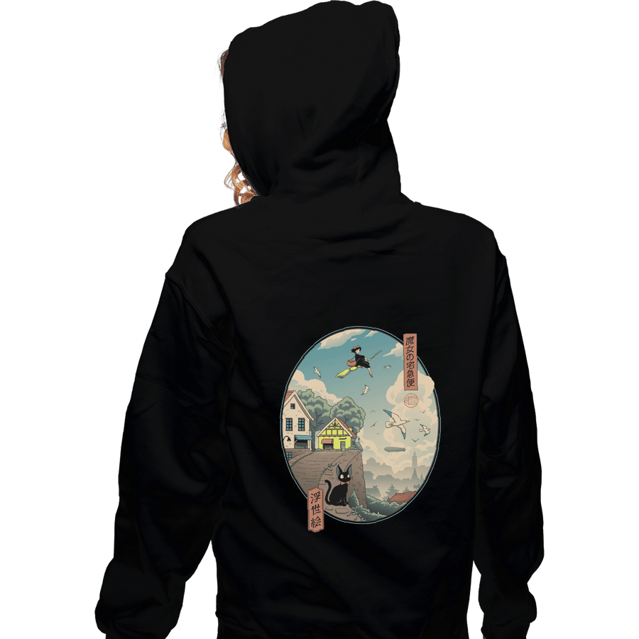 Shirts Pullover Hoodies, Unisex / Small / Black Ukiyo-e Delivery