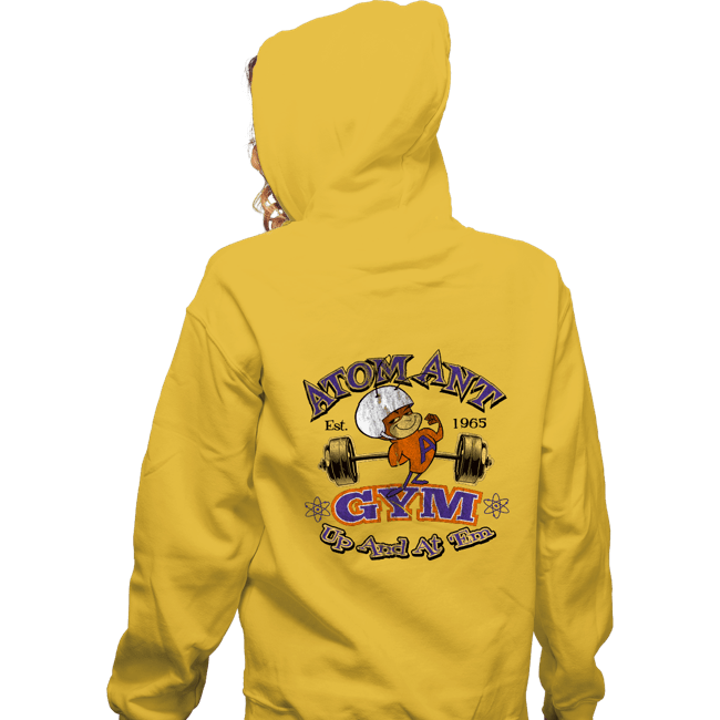 Shirts Zippered Hoodies, Unisex / Small / White Atomic Ant Gym