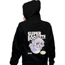 Load image into Gallery viewer, Shirts Zippered Hoodies, Unisex / Small / Black Super Boosette
