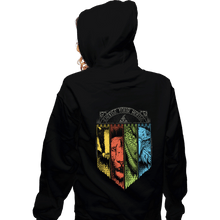 Load image into Gallery viewer, Daily_Deal_Shirts Zippered Hoodies, Unisex / Small / Black Choose Your House
