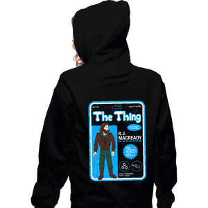 Shirts Zippered Hoodies, Unisex / Small / Black MacReady Toy