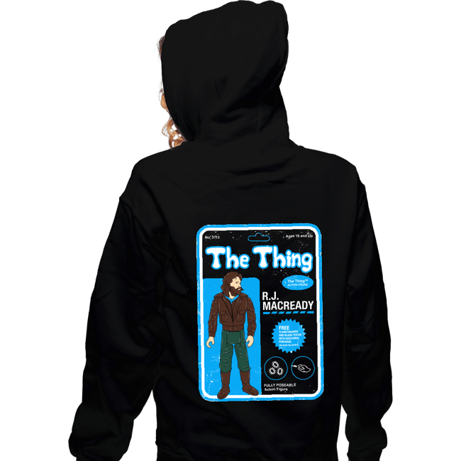Shirts Zippered Hoodies, Unisex / Small / Black MacReady Toy