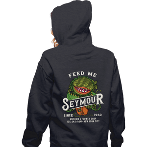 Secret_Shirts Zippered Hoodies, Unisex / Small / Dark Heather Feed Seymour