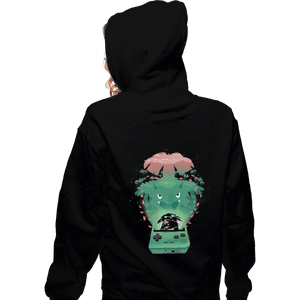 Shirts Zippered Hoodies, Unisex / Small / Black Green Pocket Gaming