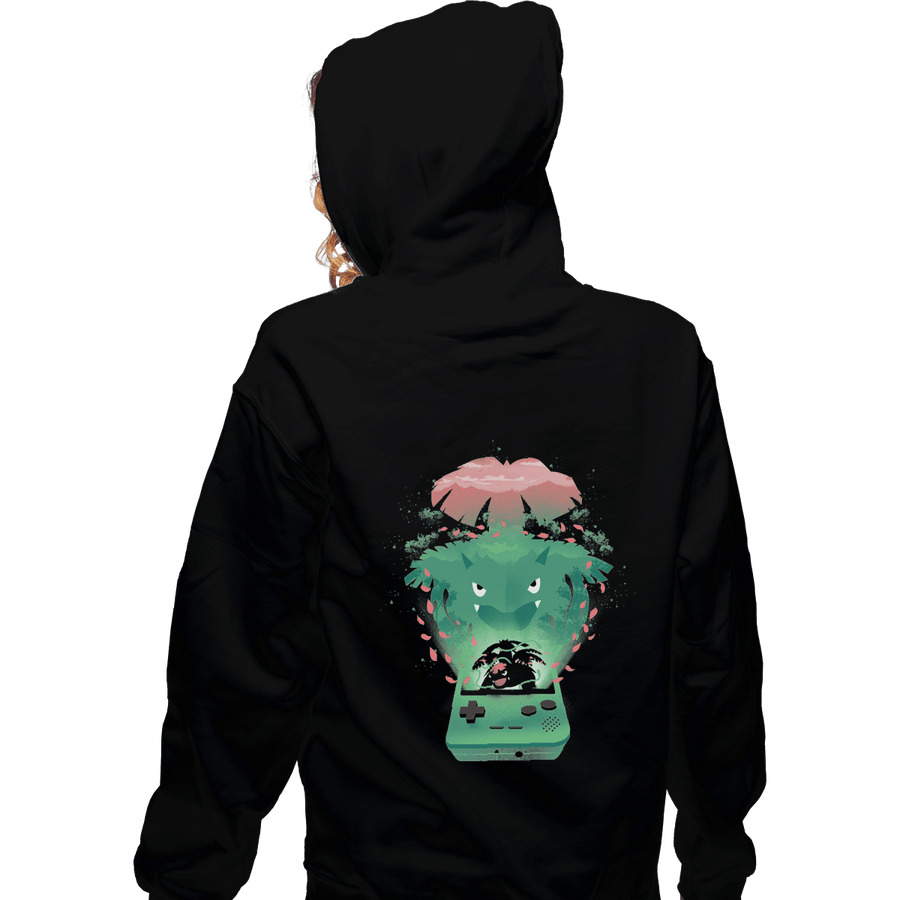 Shirts Zippered Hoodies, Unisex / Small / Black Green Pocket Gaming