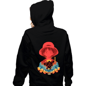 Shirts Zippered Hoodies, Unisex / Small / Black Luffy Shadow