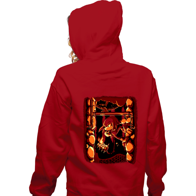 Daily_Deal_Shirts Zippered Hoodies, Unisex / Small / Red Reach The Palace