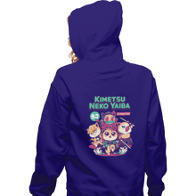 Load image into Gallery viewer, Shirts Pullover Hoodies, Unisex / Small / Violet Kimetsu Neko Yaiba
