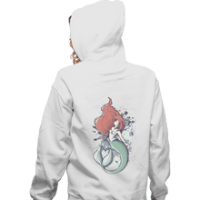 Load image into Gallery viewer, Shirts Zippered Hoodies, Unisex / Small / White The Mermaid
