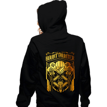 Load image into Gallery viewer, Daily_Deal_Shirts Zippered Hoodies, Unisex / Small / Black Samus Foil Crest
