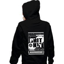 Load image into Gallery viewer, Shirts Zippered Hoodies, Unisex / Small / Black Cyberpunk Critical Hit
