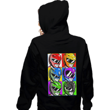 Load image into Gallery viewer, Shirts Pullover Hoodies, Unisex / Small / Black Pop Art Power Rangers
