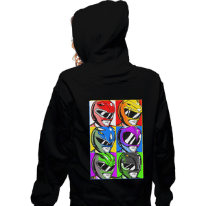 Shirts Pullover Hoodies, Unisex / Small / Black Pop Art Power Rangers