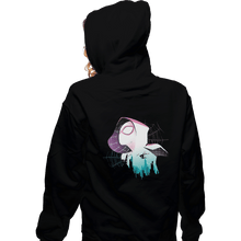 Load image into Gallery viewer, Shirts Zippered Hoodies, Unisex / Small / Black Spider Gwen
