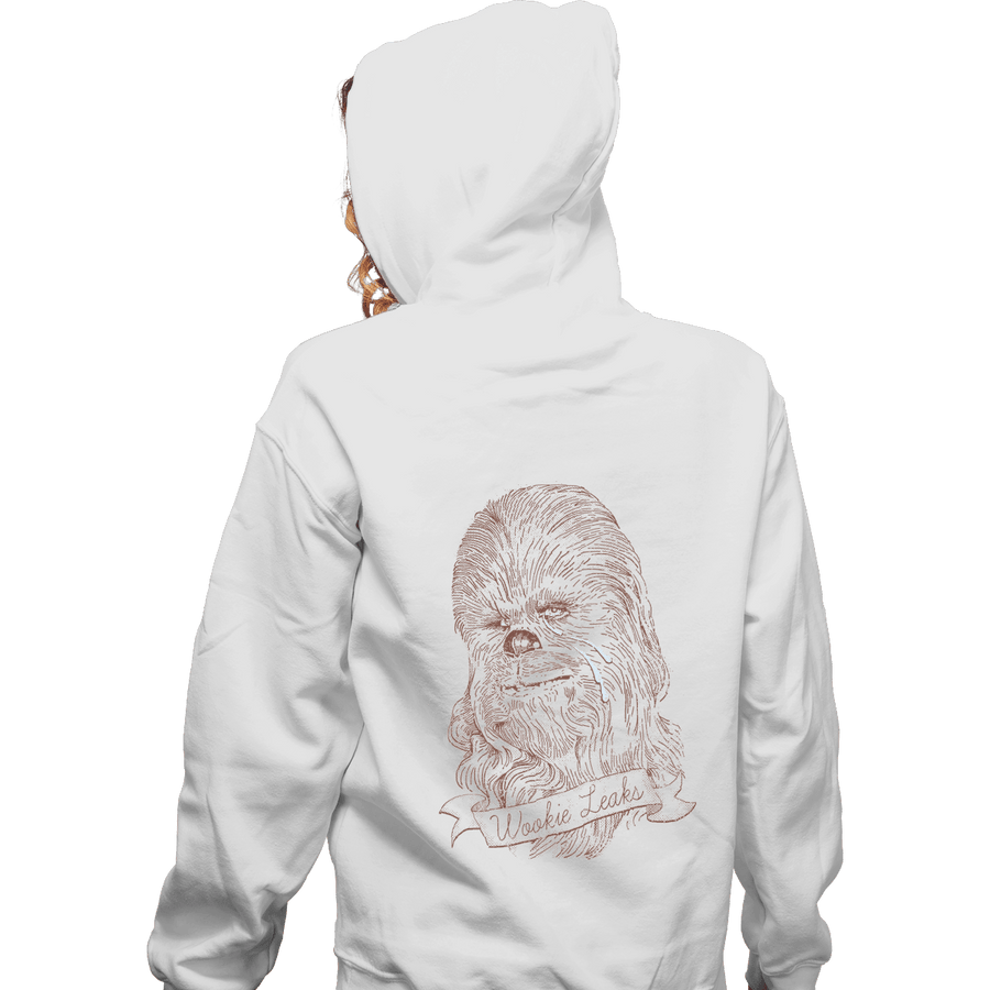 Shirts Zippered Hoodies, Unisex / Small / White Wookie Leaks