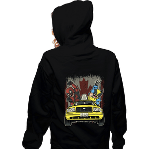 Daily_Deal_Shirts Zippered Hoodies, Unisex / Small / Black Oh! Canada!