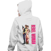 Load image into Gallery viewer, Daily_Deal_Shirts Zippered Hoodies, Unisex / Small / White Rebel Woman
