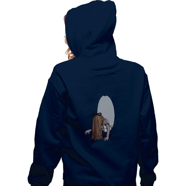 Shirts Zippered Hoodies, Unisex / Small / Navy The Looking Glass