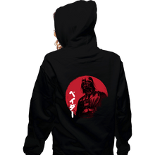 Load image into Gallery viewer, Daily_Deal_Shirts Zippered Hoodies, Unisex / Small / Black Red Sun Vader
