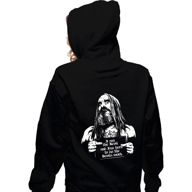 Shirts Zippered Hoodies, Unisex / Small / Black Otis Devil
