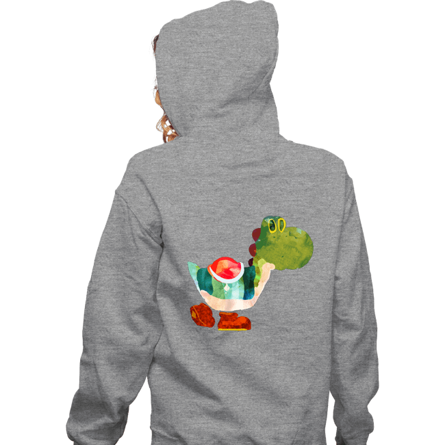 Shirts Zippered Hoodies, Unisex / Small / Sports Grey The Very Hungry Dinosaur