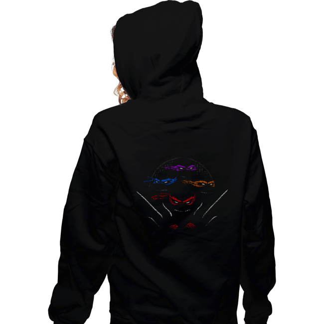 Shirts Zippered Hoodies, Unisex / Small / Black Mutant Ninja Brothers