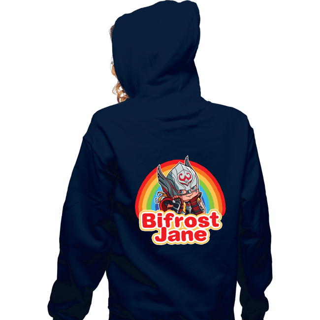 Shirts Zippered Hoodies, Unisex / Small / Navy Bifrost Jane