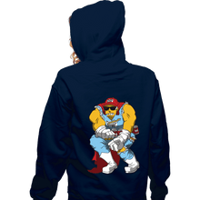 Load image into Gallery viewer, Daily_Deal_Shirts Zippered Hoodies, Unisex / Small / Navy Duff Knight
