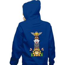 Load image into Gallery viewer, Secret_Shirts Zippered Hoodies, Unisex / Small / Royal Blue Totem Of Terror
