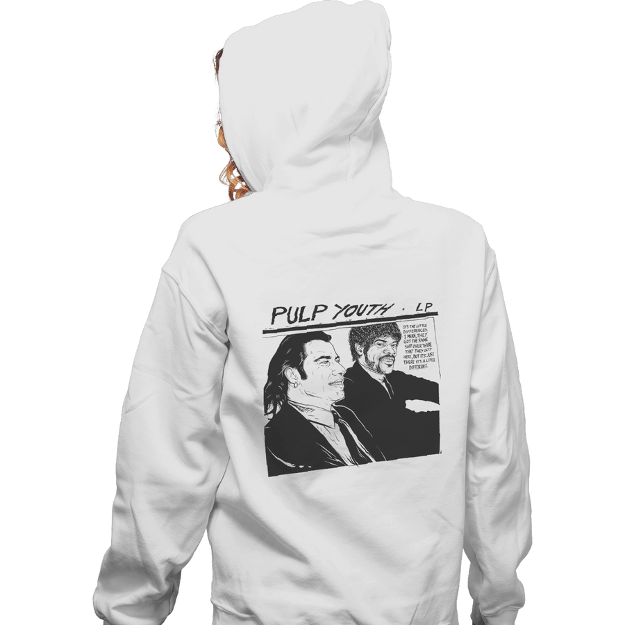 Shirts Zippered Hoodies, Unisex / Small / White Pulp Youth