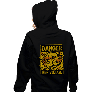 Shirts Zippered Hoodies, Unisex / Small / Black High Voltage