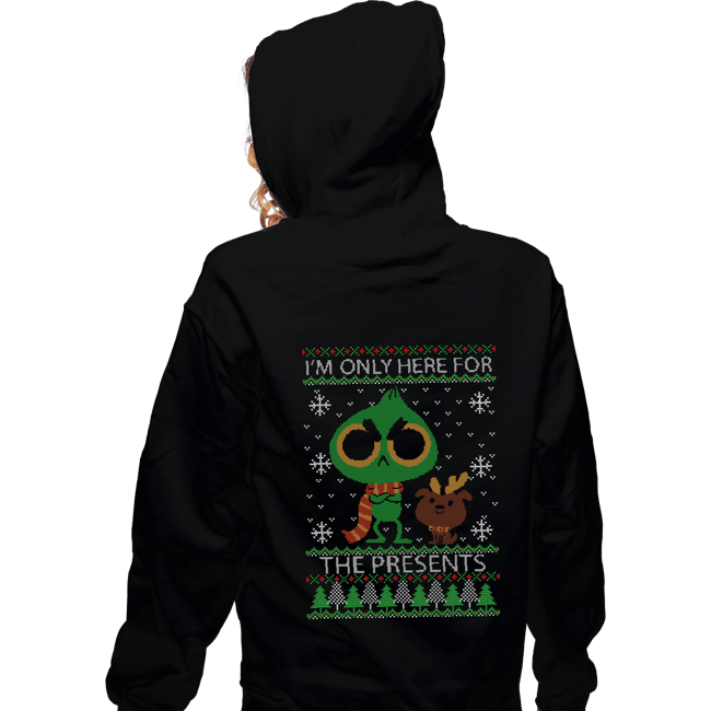 Daily_Deal_Shirts Zippered Hoodies, Unisex / Small / Black For The Presents