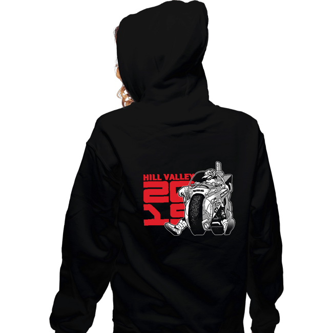 Shirts Zippered Hoodies, Unisex / Small / Black Hill Valley 2015 Dark