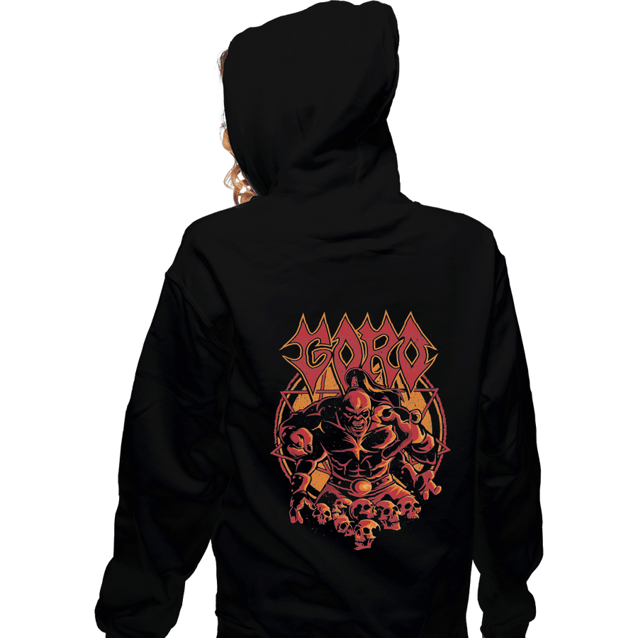 Shirts Zippered Hoodies, Unisex / Small / Black The Four Armed Shokan