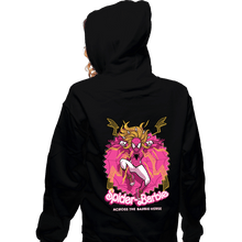 Load image into Gallery viewer, Daily_Deal_Shirts Zippered Hoodies, Unisex / Small / Black Spider Doll Verse
