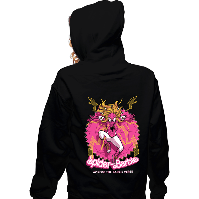 Daily_Deal_Shirts Zippered Hoodies, Unisex / Small / Black Spider Doll Verse