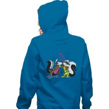 Load image into Gallery viewer, Shirts Zippered Hoodies, Unisex / Small / Royal Blue No Kissing
